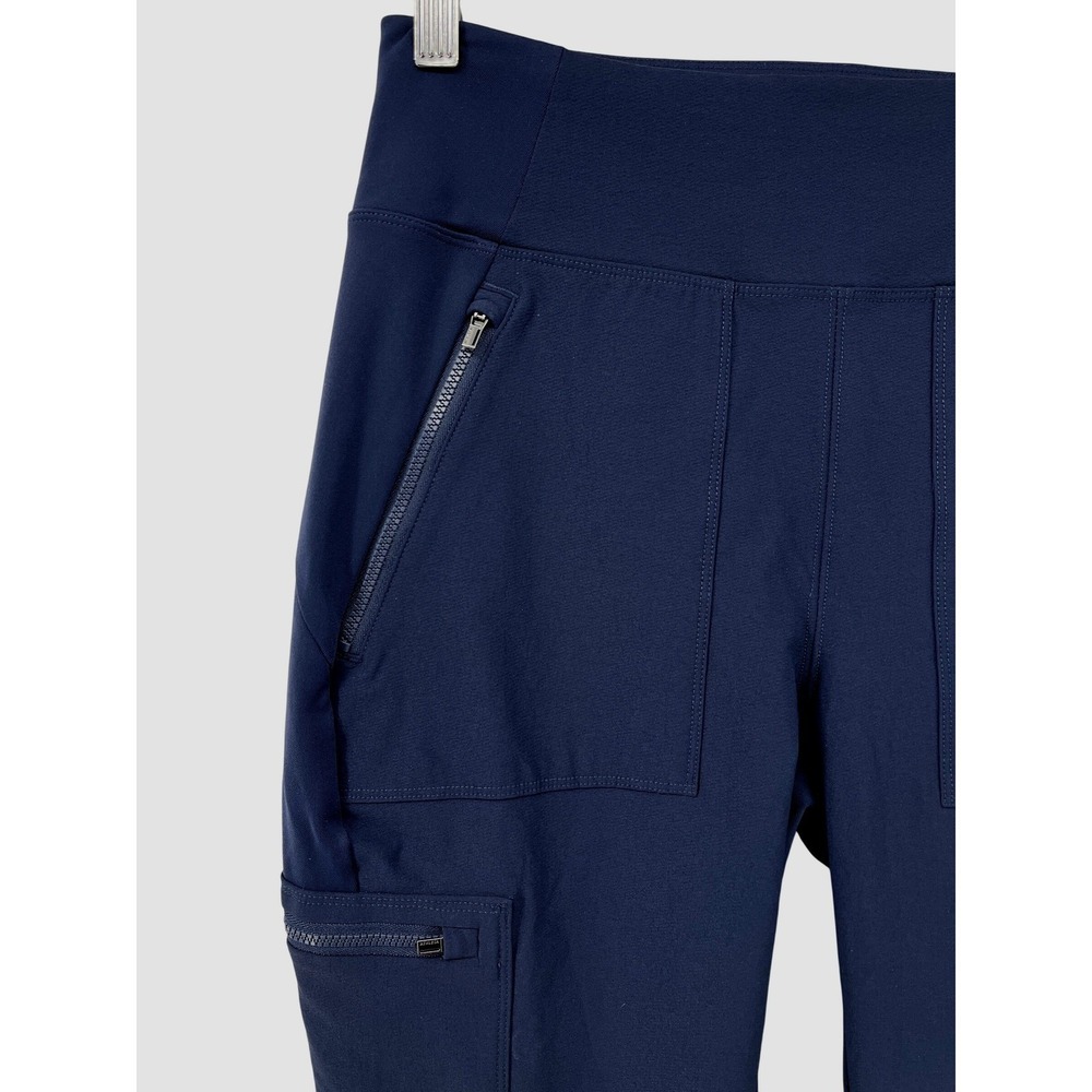 Athleta Navy Blue Headlands Hybrid High Rise Cargo Legging Size 8 Tall - Picture 6 of 15